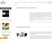 Tablet Screenshot of maxous.com